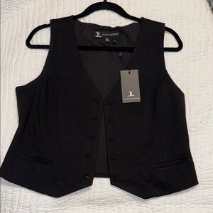 Jules & Leopold Black Tailored Vest